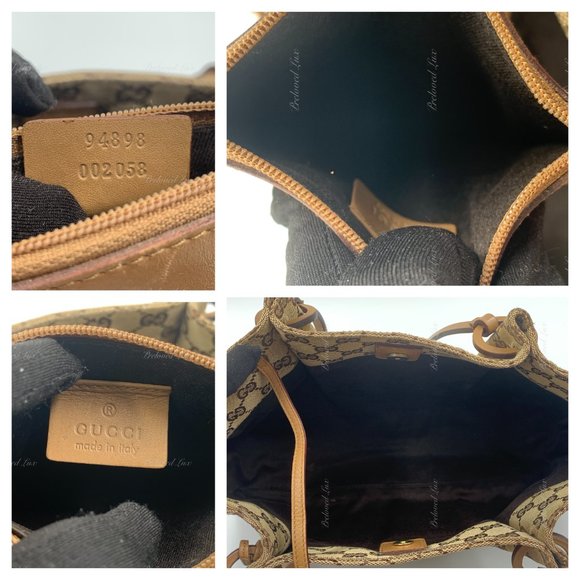 Authentic Gucci Monogram Brown Shoulder Bag - Picture 10 of 11